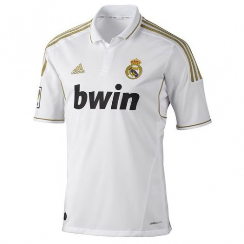 11-12 Real Madrid Retro Home White Soccer Jersey Shirt